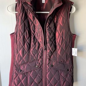 Brand New! XS Metallic Wine Vest